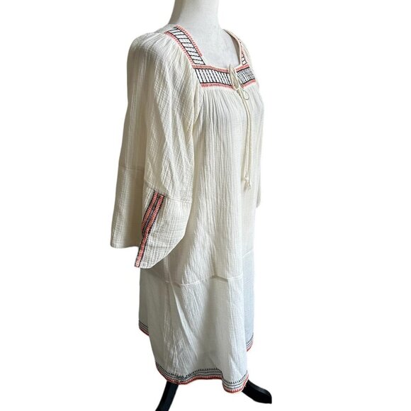 APIECE APART Women's Cotton Southwestern Oversized Nueva Tewa Dress US 2 - Picture 2 of 15